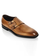 To Boot New York Eddy Double Monk Strap Shoe in Parma Nero at Nordstrom