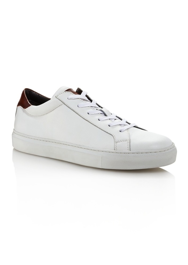 To Boot New York Men's Knox Leather Low-Top Sneakers