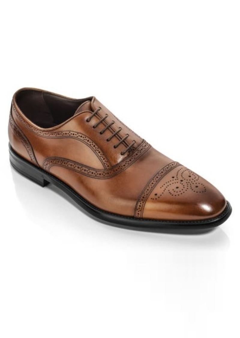 To Boot New York Phelps Cap Toe Oxford in Crust Tabacco Ant at Nordstrom