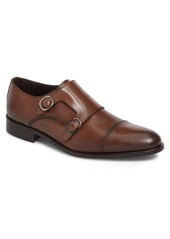 To Boot New York Ronald Double Monk Strap Shoe in Cork Brown Leather at Nordstrom