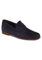 To Boot New York Stockton Penny Loafer in Softy Blue Leather at Nordstrom