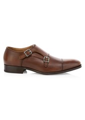 To Boot Ultra Flex Positano Leather Double Monk-Strap Shoes