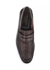 To Boot Zenith Woven Leather Loafers