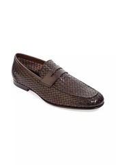To Boot Zenith Woven Leather Loafers