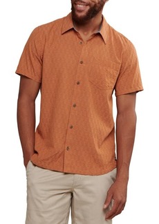 Toad & Co Harris Stripe Short Sleeve Organic Cotton Button-Up Shirt
