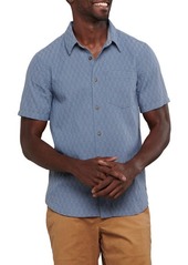Toad & Co Harris Stripe Short Sleeve Organic Cotton Button-Up Shirt