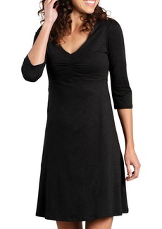Toad & Co Rosalinda Tencel® Lyocell & Organic Cotton Jersey Dress in Black at Nordstrom