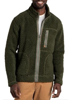 Toad & Co Sespe Faux Shearling Recycled Wool Blend Jacket in Beetle at Nordstrom