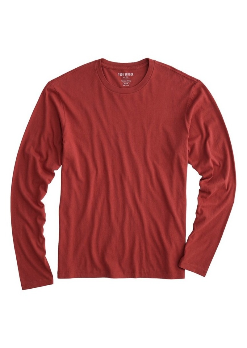 Todd Snyder Jersey Long Sleeve Tee