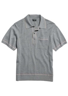 Todd Snyder Silk-Blend Polo Shirt
