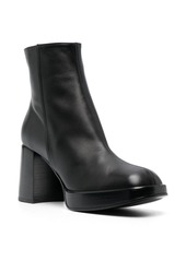 Tod's 80mm square-toe leather boots