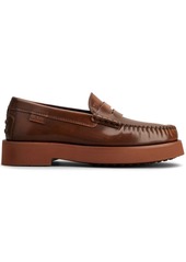Tod's almond-toe leather loafers
