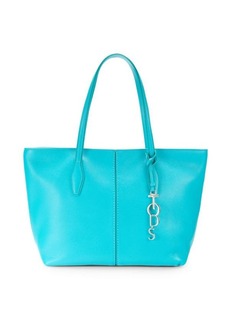 Tod's Anq Logo Letter Leather Tote