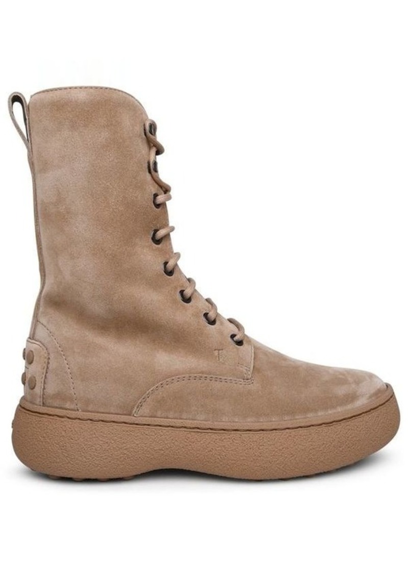 Tod's Beige suede ankle boots