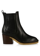 Tod's Block-Heel Leather Chelsea Boots