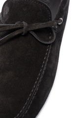 Tod's bow-detail leather loafers