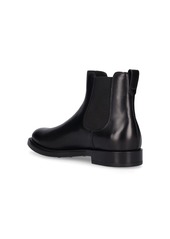 Tod's Brushed Leather Chelsea Boots