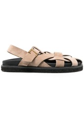 Tod's caged suede sandals