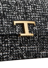 Tod's Cartella Mini T Tweed Shoulder Bag