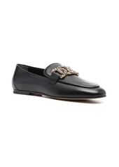 Tod's Catena crystal-embellished leather loafers