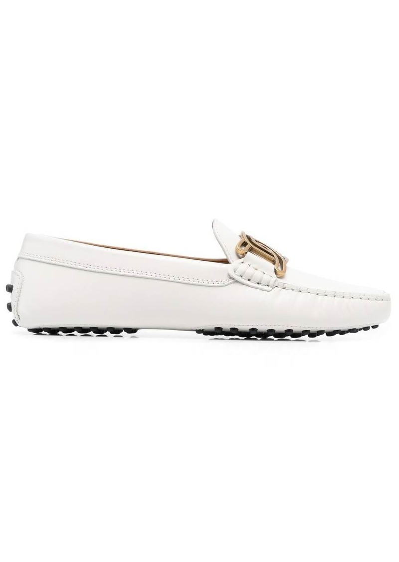 Tod's chain-link detail loafers