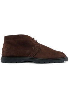 Tod's Desert suede lace-up boots