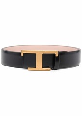 Tod's engraved-logo belt