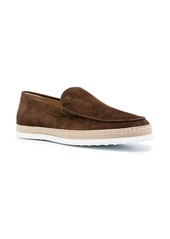 Tod's almond-toe suede loafers