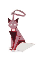 Tod's Fox Figure Leather Keychain