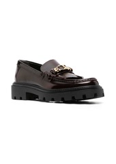 Tod's fringe-detail leather loafers