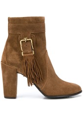 Tod's fringed ankle boots