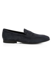 Tod's Gomma 85B Suede Mocassino Penny Loafers