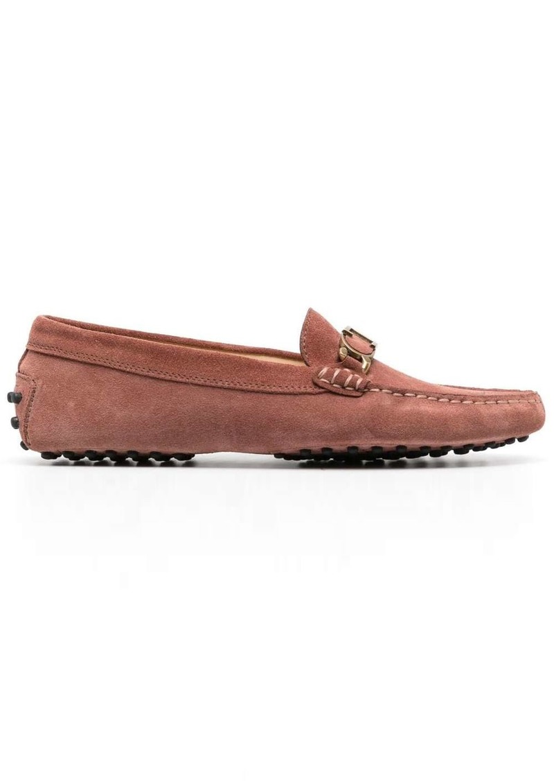 Tod's Gommini Catenina suede loafers