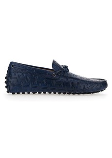 Tod's Gommini Leather Logo Moccasins