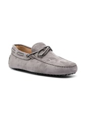 Tod's Gommino lace-up suede loafers