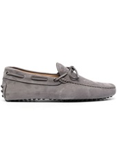 Tod's Gommino lace-up suede loafers