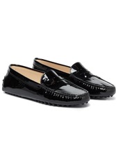 Tod's Gommino patent leather moccasins