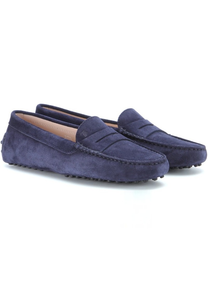 Tod's Gommino suede loafers