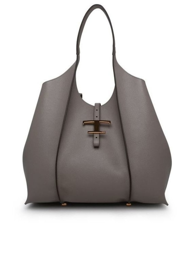 Tod's Gray T Timeless leather bag