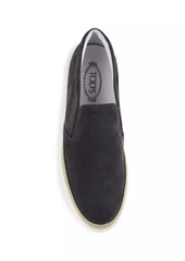 Tod's Jute-Trimmed Suede Espadrille Sneakers
