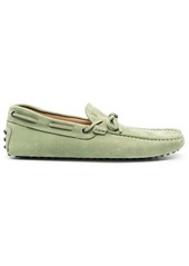 Tod's Laccetto Gommino suede loafers