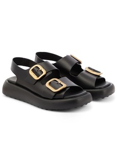 Tod's Leather buckled sandals