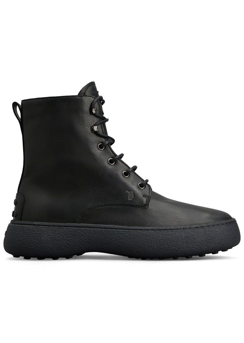 Tod's Leather Lace-up Boots