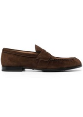 Tod's leather low-heel loafers