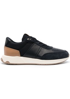 Tod's leather-trimmed low-top sneakers