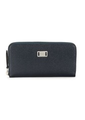 Tod's Leather Zip-Around Continental Wallet