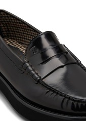 Tod's Logo Leather Loafers