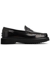 Tod's Logo Leather Loafers