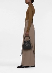 Tod's logo-patch leather bucket bag