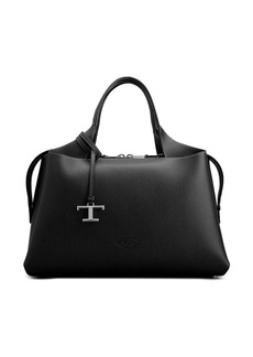 Tod's logo-pendant leather shoulder bag